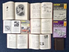 Collection of Vintage Car Books, includi