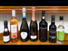 Box of Assorted Spirits & Wine, to inclu