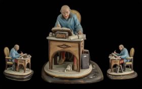 Two Capodimonte Figures, comprising Abra