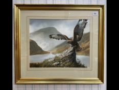 Adrian Rigby Watercolour, mounted, framed and glazed, image measures 19'' x 15''. Signed bottom