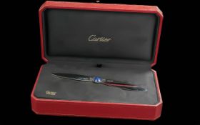 Cartier SIHH 2004 Hand Crafter Ltd Edition Sterling Silver Propeller Paper Knife Letter Opener