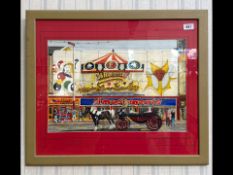 Original Artwork By L.Rodwell - Dated 2008. Depicting Blackpool Promenade. Title 'Let's Get A Move