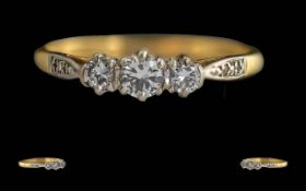 Ladies Pleasing 18ct Gold and Platinum 3