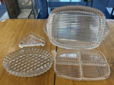Box of Glassware, to include crystal nap