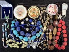 Good Mixed Bag of Costume Jewellery + 925 Sterling Silver Jewellery.