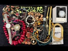 Good Mixed Bag of Costume Jewellery + 925 Sterling Silver Jewellery.
