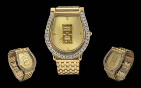 The ' Sport of Kings ' Gold Ingot 999 Watch, Saddle Horseshoe Design, Exclusive From Brooks &