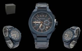 Armani Exchange Gentleman's Wristwatch, Model No. AX4189, brand new with tags, bracelet strap,