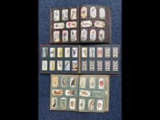 Three Assorted Cigarette Albums, with loose mount sets from Wills, Players, Franklyn's and Fry's