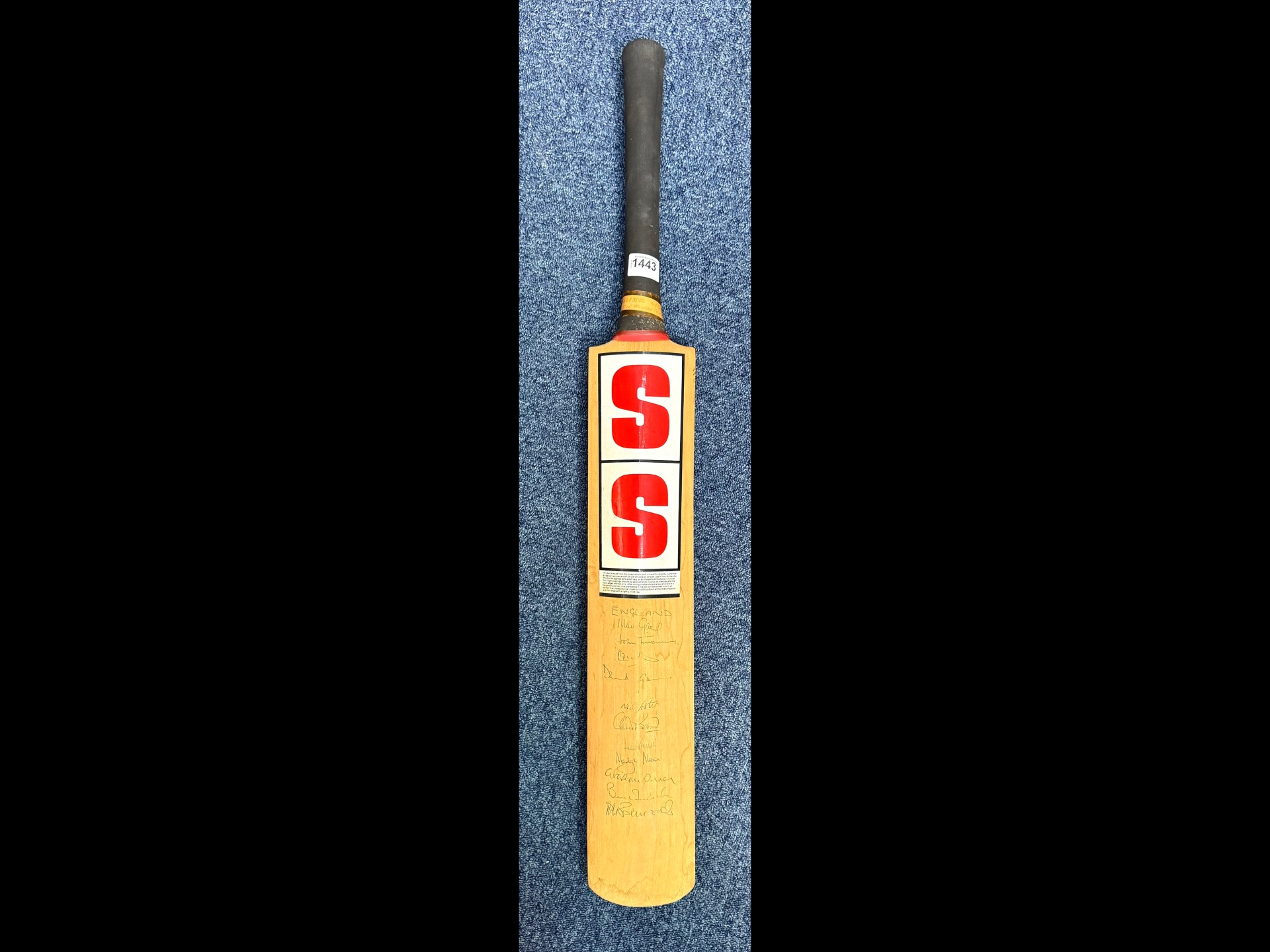 Cricket Interest - Stuart Surridge Cricket Bat, signed by the England and Pakistan Teams. - Image 2 of 2
