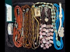 Good Mixed Bag of Costume Jewellery + 925 Sterling Silver Jewellery.