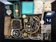 Good Mixed Bag of Costume Jewellery + 925 Sterling Silver Jewellery.