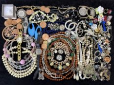 A Collection of Items to include Watches UK coins Fashion rings Earrings Very small masonic lapel