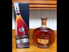 Two Bottles of Remy Martin Fine Champagne Cognac. One boxed