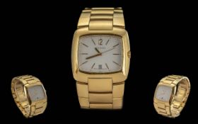 Gucci Good Quality Gents Gold on Steel 8500M Excellent Quality Wrist Watch. In Excellent