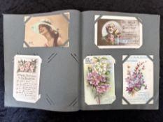 Collection of Old Postcards, Includes Comics, Greetings, WWI, Blackpool, Southport etc. Approx 80+