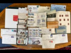 Collection of Ephemera, mostly stamps, to include two albums mixed World Stamps, lots of Penny Reds,