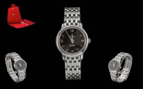 Omega - Deville Ladies Stainless Steel Wrist Watch. Calibre No 1376, Ref No 4241024500. Purchase