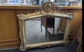 A French 19thC Louis XV Giltwood Gesso M