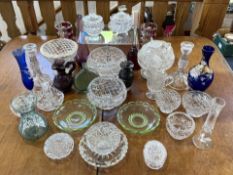 Collection of Glass Ware, to include ros