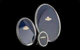 A Fine Trio of Graduated Oval Shaped Ste