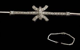 Ladies Excellent Quality 18ct White Gold