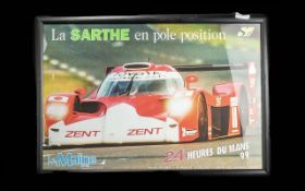 Original Framed Le Mans Vintage Sports P