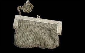 Victorian Silvered Metal Ladies Evening