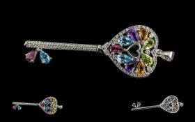 Ladies - Quality 18ct White Gold Diamond