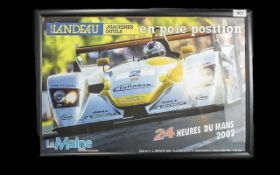 Original Framed Le Mans Vintage Sports P