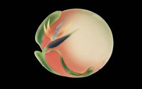 Franz Bird of Paradise Saucer, No.FZ00031, excellent condition.