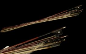 Four Good Antique Violin Bows.