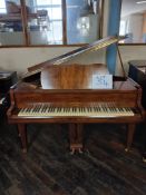 Hopkinson of London, A Good Art Deco Period 1930s Walnut Cased Baby Grand Piano - of small size,