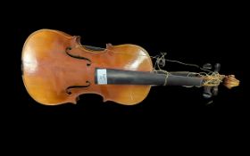 Violin Stamped to Back Vuillaume A Paris, with label to the interior. Manufactured in Dresden.