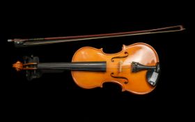 A Good Starter Fiddle, made in the workshops of Andreas-Zeller Romania, label fitted to the