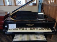 A Fine German Schiedmayer Grand Piano - serial number1358, finished in a high mirrored black gloss,