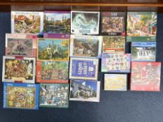 Two Bags of Vintage Jigsaws various make