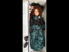 Large Vintage Porcelain Headed Doll 'Sam