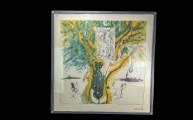 Pair of Salvador Dali Demart Serigraph P