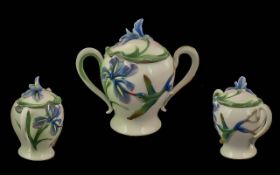 Franz Porcelain Longtail Hummingbird Sug