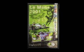 OriginalFramed Le Mans Vintage Sports Po