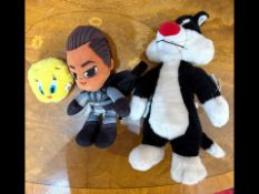 Vintage Looney Tunes ' Sylvester ' Teddy