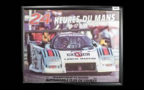 Original Framed Le Mans Vintage Sports
