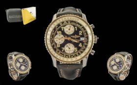Breitling - Navitimer Gents Gold Tone an