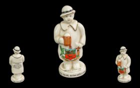 Rare Carlton China Yorkshire Man Figure - 'A Yorkshire Man's Advice to His Son'. 5'' high.