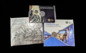 The Royal Mint Collection of Coins. Includes Sir Winston Churchill 2015 UK £20, 999 Silver Coin -