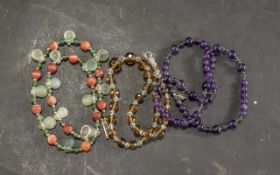 Nice Collection of 952 Sterling Silver & Beaded Jewellery.