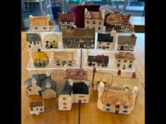 Box of Assorted Miniature 'Heritage Houses' , to include assorted cottages, various designs and