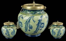 A Large Sized MacIntyre Biscuit Barrel,