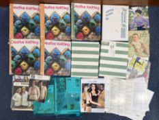 Large Quantity of Vintage Knitting Patte